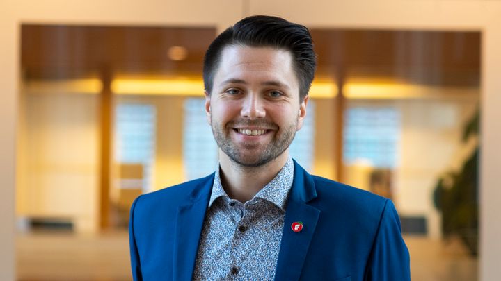 Bjørn-Kristian Svendsrud er ny politisk rådgiver i Samferdselsdepartementet. Foto: Henrik Jonassen/SD