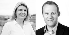 Fra venstre: Hanne Sekkelsten og Svein-Erik Klemetsen er i dag ansatt som direktører i Medietilsynet.