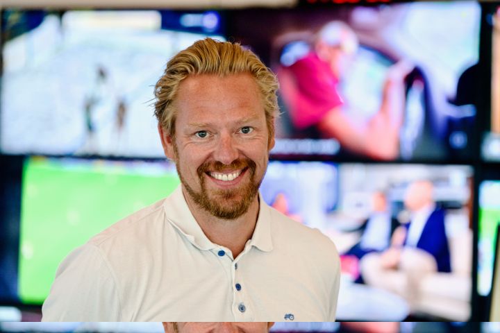 Nyhets- og sportsdirektør Årsæther i TV 2. Foto: Håvard Solem, TV 2.