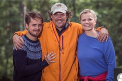 Markus Neby, Lars Monsen, Ingrid Gjessing. Foto: Kim Erlandsen/NRK