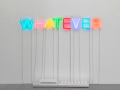 Martin Creed, Work No. 2325, 2015, Multi colour neon, 22.9 cm. © Martin Creed. All Rights Reserved, DACS/Artimage 2019.