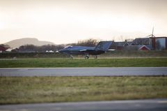 F-35 på Ørland flystasjon. Foto: Adelén Wilhelmsen, Forsvaret
