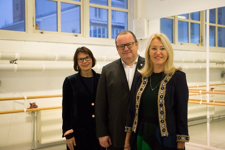 Solfrid Lind, Arne Krumsvik og Ann Kristin Norum. Foto: Camilla Storvollen