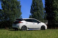 Nissan LEAF var mest solgte nye elbil i Nordland første halvår av 2020 (foto: Norsk elbilforening).