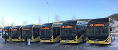 Buskeruds første elbusser lades blant annet med depotladere fra ABB (Ill. Brakar).
