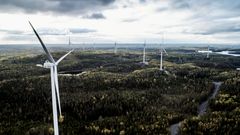 Illustration: The Åby-Alebo wind farm will be built as Stena Renewable’s Wind Park Kronoberget in the municipality of Lekeberg, which has just been commissioned.