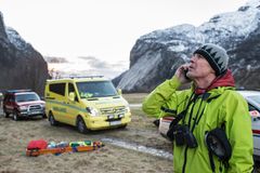 Ture Bjørgen på oppdrag med Rogaland Alpine Redningsgruppe
