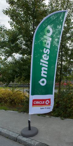 Banner, Circle K milesBIO HVO100. Foto: Frode Syversen