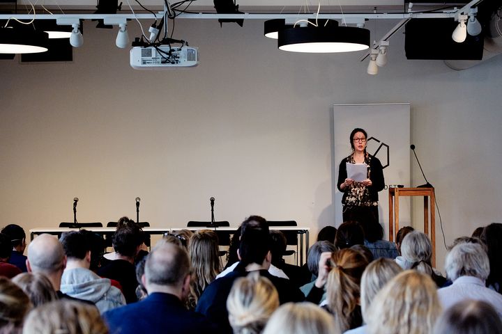 Anne Oterholm presenterer Kulturrådets nye støtteordning for tidsskrifter og kritikk