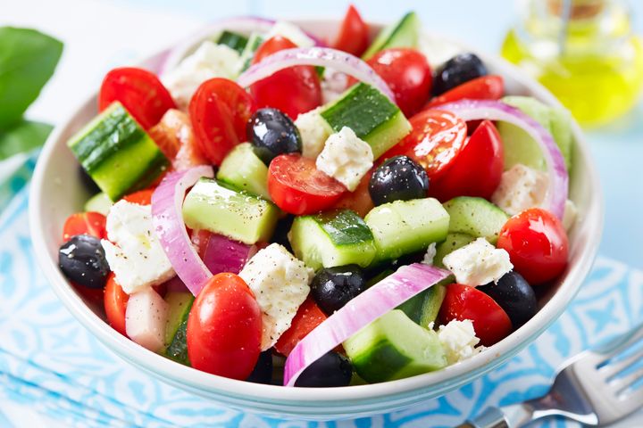 Når kun det beste er godt nok - gresk salat med norske råvarer.