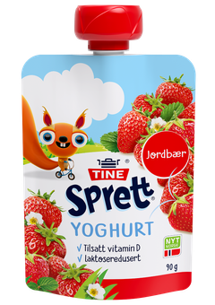 Sprett® Yoghurt Jordbær 90 g