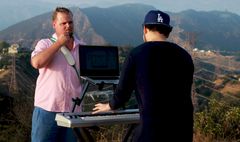 Sondre Fristad regisserer en musikkvideo i Hollywood
