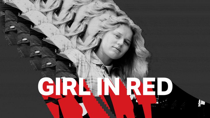 Girl In Red - Marie Ulven - vant Årets Urørt med låta "I Wanna Be Your Girlfriend". Foto: Jason Schjerven. Design: Rashid Akrim/NRK P3