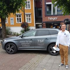 Geirr Tangstad-Holdal, daglig leder i TSF er ute på en landsomfattende tur for å rette fokus på veidøden i sommertrafikken. -Vi må få tallene ned, for vi kan ikke godta slike høye tragiske ulykkestall, sier Tangstad-Holdal