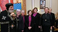 Under Egypt-reisen 14.-20. januar møtte biskopene i Den norske kirke Tawadros II, overhodet for Den koptiske kirke.