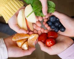 Store deler av befolkningen spiser i dag for lite frukt, bær og grønnsaker. Det er trist, for disse matvarene bidrar til å gi både farge og god smak til alle dagens måltider.