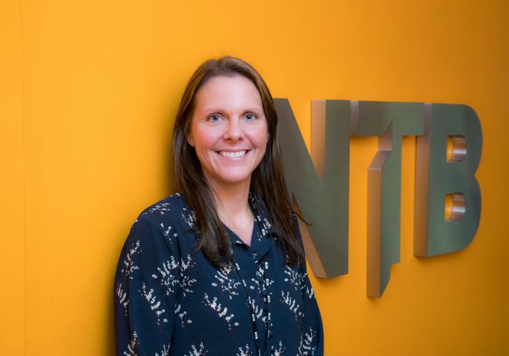 NTBs nye økonomidirektør, Anna Berg. Foto: Thomas Brun / NTB produksjon