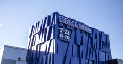 Fasaden på en av REMA 1000 sine nye miljøbutikker.