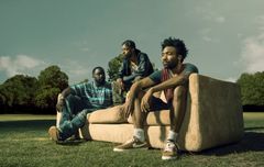 Fra venstre: Brian Tyree Henry, Lakeith Lee Stanfield, Donald Glover. Foto: FOX