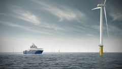 ABB leverer hybrid kraftsystem med energilagring til servicefartøy for offshore vindparker (Ill. Salt Ship Design).