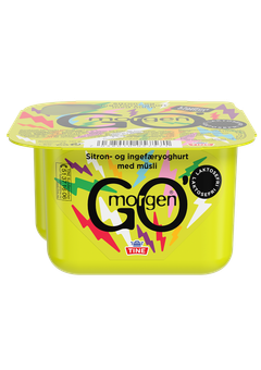 Go‘morgen® yoghurt med smak av sitron og ingefær