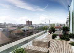 Det nye hovedkontoret vil få en av Oslo sentrums mest spektakulære takterrasser