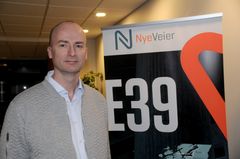 Asbjørn Heieraas er prosjektdirektør for Nye Veiers E39-område.