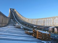 Arbeidet med det nye sporet er i gang, og har planlagt ferdigstillelse før jul. Foto: Kultur- og idrettsbygg Oslo KF