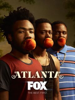 Plakat for den nye hip hop-serien Atlanta. Norgespremiere 27. oktober. Foto: FOX