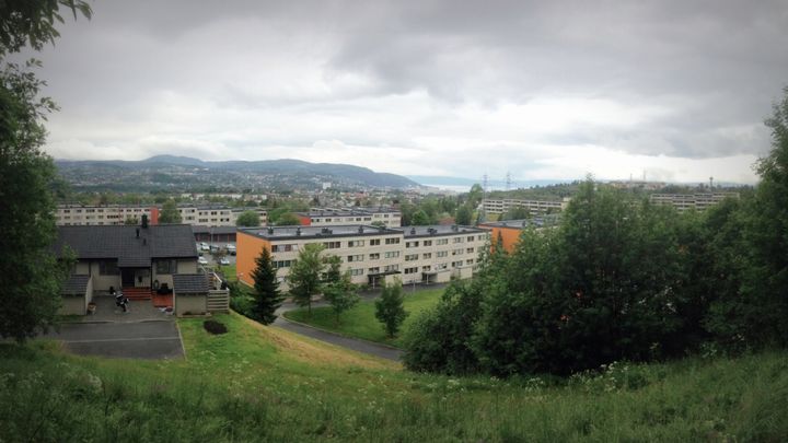 SINTEF har beregnet klimafotavtrykket for to ulike oppgraderinger av Vestlia borettslag i Trondheim. Foto: Kristian Stenerud Skeie