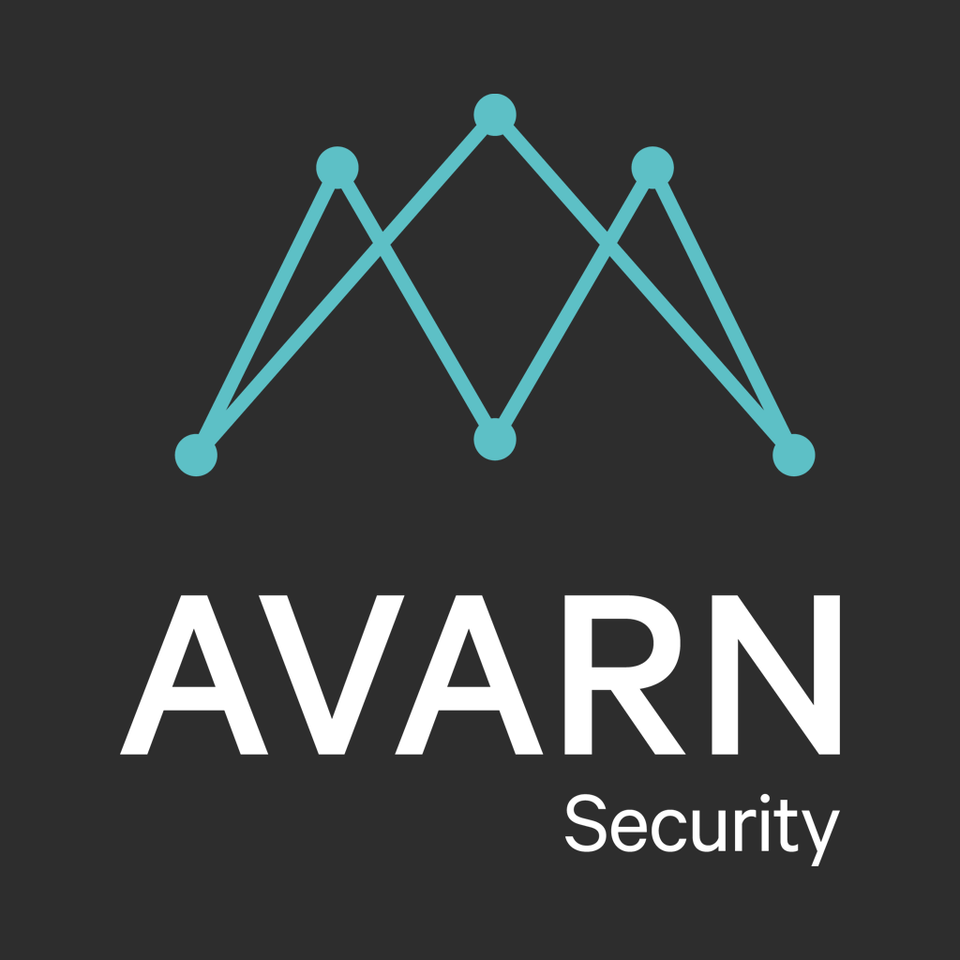 Avarn Security logo på sort bakgrunn 1024x1024
