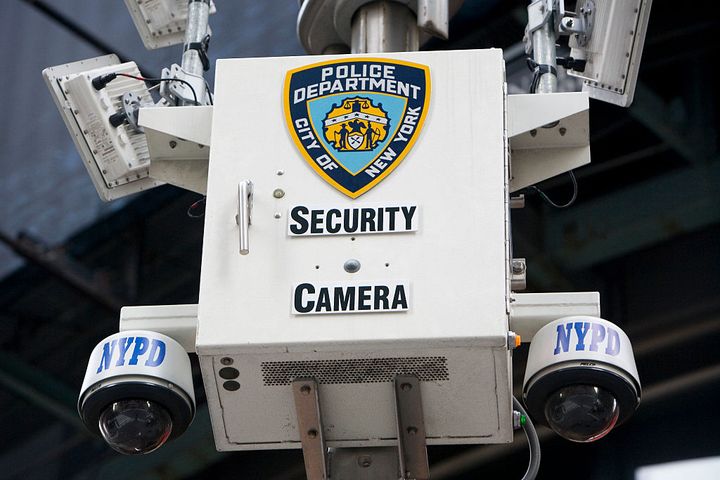 Overvåkningskamera i New York. Foto Getty.