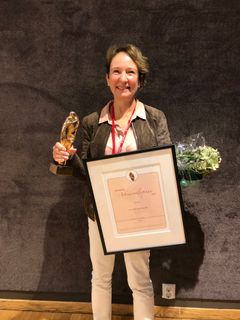 Joy Buikeman Fjærtoft er vinner av den norske Arbeidsmiljøprisen 2018.