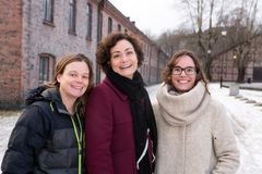 De tre finalistene i Female Entrepreneur 2017, f.v. Siv Hilde Houmb i Secure-NOK AS, Marianne Haugland Hindsgaul i Bubbly Group AS, og Nuria Espallargas i Seram Coatings AS.
