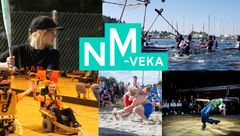 I år arrangerer NRK og NIF NM-veka for første gang, der 23 idretter vil avvikle sine norgesmesterskap samtidig gjennom fem dager i Stavangerregionen. Fotomontasje: NRK/NIF