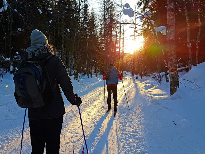 KORTERE SNØSESONG:Et varmere klima vil skape utfordringer for ski-kulturen i årene fremover.Foto: Linus Jakhelln