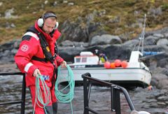 RS «Idar Ulstein», som er stasjonert i Fosnavåg, er en av 50 redningsskøyter som trygger norskekysten. Foto: Martin Hauge-Nilsen