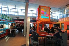 Fredag 2. februar åpnet Food Truck Festival på etter passkontrollen på avgangsnivå på Oslo lufthavn.