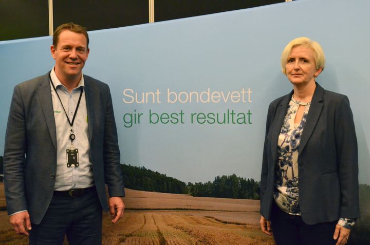 Vegard Braate, Felleskjøpet Agri og Birgit Risholt, SINTEF Byggforsk.