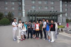 Delegasjonen fra Shanghai Sports University. Foto: privat