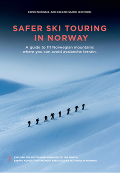 Omslaget til Safer Ski Touring in Norway, den engelske oversettelsen av Trygge toppturer
