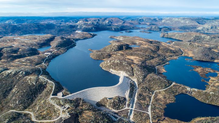 Dam Skjerka i Åseral Vest-Agder