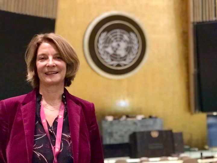 Norges nye FN-ambassadør Mona Juul er nå på plass i New York. Foto: Twitter / Mona Juul