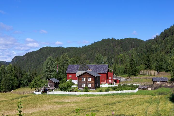 Landmark gård i Valdres, også kjent som Farmen-gården. (Foto:Alex Iversen, TV2)