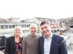 Hilde Nordskogen, Ole Johan Sæverås og Eivind Iden har et felles mål om å vokse i Bergen og på Vestlandet.