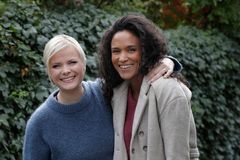 TV-aksjonen 2018: Ingrid Gjessing Linhave og Haddy Njie. Foto: Julia Marie Naglestad/NRK