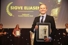 Årets unge leder, Sigve Eliassen. Foto: Camilla Bergan
