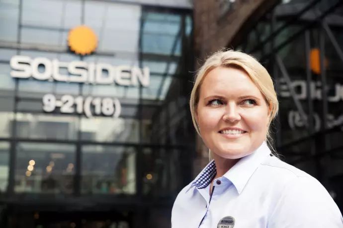 Monica Ervig Kjendalen leder MENY Solsiden som ble Årets butikk i MENY (foto: Birgitte Sjøberg)
