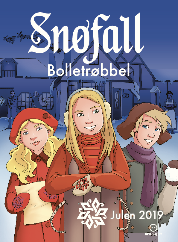 Coveret og tegneserien til Snøfall er tegnet av Julie Pihlman og skrevet av Snøfall-regissør Synne Teksum.