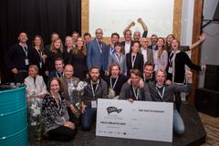 Gründere og investorer som deltok i investorprogrammet for kreativ næring 2017. Foto: Charlotte Wiig/Innovasjon Norge